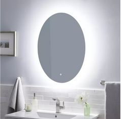 New 20" Fahlman Oval Lighted Mirror with Tunable LED by Signature Hardware