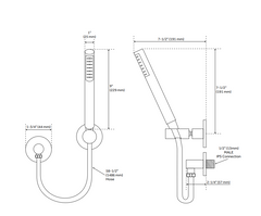 New Oil Rubbed Bronze Callas Thermostatic Shower System with Rainfall Shower and Hand Shower by Signature Hardware