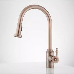 New Antique Copper Southgate Pull-Down Kitchen Faucet by Signature Hardware