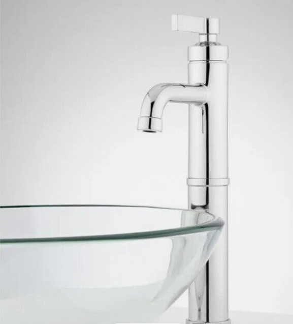 New Chrome Greyfield Single Handle Lavatory Faucet by Mirabelle