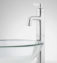 New Chrome Greyfield Single Handle Lavatory Faucet by Mirabelle