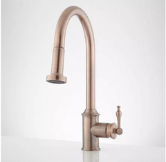 New Antique Copper Southgate Pull-Down Kitchen Faucet by Signature Hardware