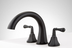 New Key West Two Handle Roman Tub Faucet in Matte Black - Signature Hardware