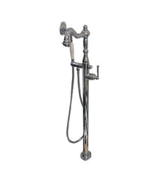 New Brushed Nickel Sidonie Single-Handle Freestanding Tub Faucet with Hand Shower by Signature Hardware