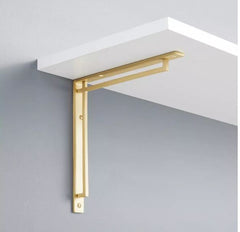 New 9" Harridge Solid Brass Shelf Bracket by Signature Hardware