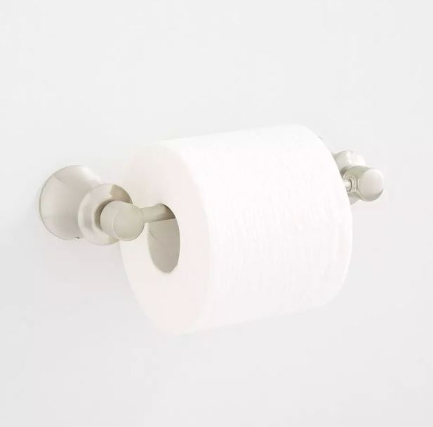 New Brushed Nickel Pendleton Toilet Paper Holder by Signature Hardware