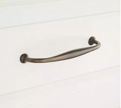 New 4-7/8 Satin Brass Padilla Solid Brass Cabinet Pull By Signature Hardware