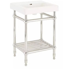 New Stainless Steel 24" Eastcott Console Sink Stand by Signature Hardware