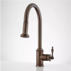 New Oil Rubbed Bronze Southgate Pull-Down Kitchen Faucet by Signature Hardware