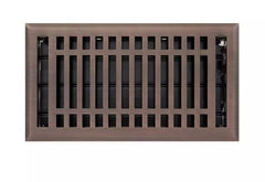 New Oil Rubbed Bronze 6" x 12" Contemporary Steel Floor Register by Signature Hardware