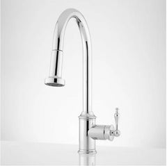 New Chrome Westgate Pull-Down Kitchen Faucet by Signature Hardware