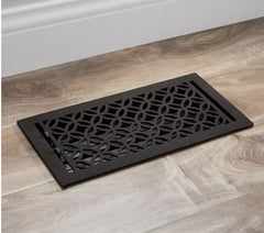 New 4" X 12" Pasteur Cast Iron Floor Register by Signature Hardware