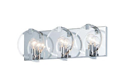 New Maxim Lighting - 21293CLPC - Looking Glass-3 Light Wall Sconce-18.25 Inches wide by 6.5 inches high