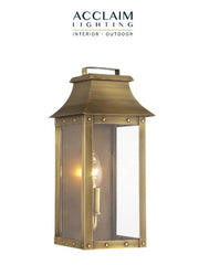 New Acclaim Lighting Manchester 1 Light Outdoor Wall Sconce with Clear Glass