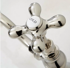 New Elnora Bridge Bathroom Faucet Cross Handles - Signature Hardware