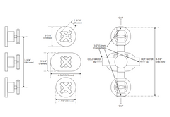 New Oil Rubbed Bronze Callas Thermostatic Shower System with Rainfall Shower and Hand Shower by Signature Hardware