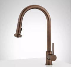 New Oil Rubbed Bronze Ridgeway Pull Down Kitchen Faucet by Signature Hardware