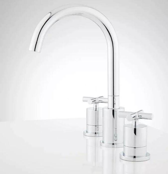 New Chrome Exira Widespread Bathroom Faucet Signature Hardware