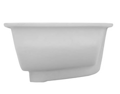 Nouveau lavabo de salle de bain rectangulaire en porcelaine Myers de 18 po blanc mat par Signature Hardware