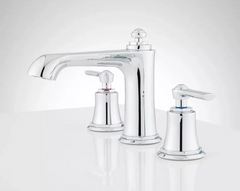 New Chrome Cooper Widespread Bathroom Faucet - Signature Hardware