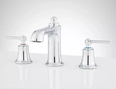 New Chrome Cooper Widespread Bathroom Faucet - Signature Hardware