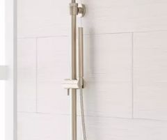 New Brushed Nickel Exira Thermostatic Shower with Hand Shower by Signature Hardware