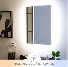 New 20" Winnberg Lighted Mirror with Tunable LED by Signature Hardware