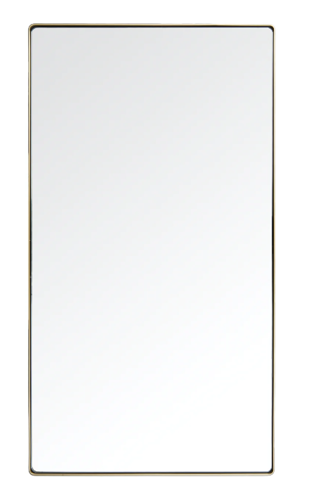 New Gold Kye 4DMI0108 22x40 Rounded Rectangle Wall Mirror