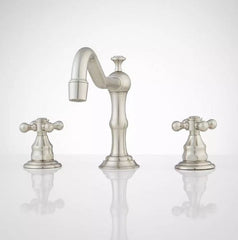 New Brushed Nickel Barbour Widespread Bathroom Faucet by Signature Hardware