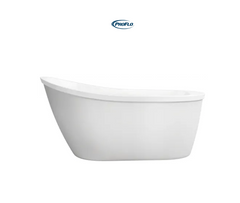 Nouveau Bingham PFFSOS25932WH Baignoire de trempage autoportante en acrylique de 59 po avec drain réversible, ensemble de drainage et trop-plein par PROFLO