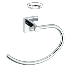 New Chrome Vina Collection Metal Towel Ring by Pamex