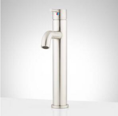 New Brushed Nickel Edenton Single Handle Vessel Filler Bathroom Sink Faucet by Signature Hardware