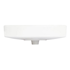 New White Medeski Porcelain Wall Mount Bathroom Sink - Signature Hardware