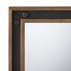 New 30" Rustic Acacia Celebration Vanity Mirror by Signature Hardware