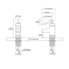 New Oil Rubbed Bronze Melton Single Hole Waterfall Faucet by Signature Hardware