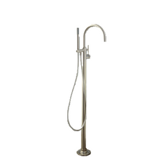 New Polished Chrome Simoni Single-Handle Freestanding Tub Faucet with Hand Shower by Signature Hardware