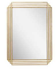 New Gold Leaf Sethfield Decorative Vanity Mirror 23270-GL by Signature Hardware