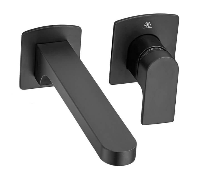 NEW MATTE BLACK DXV QUILITY WALL MOUNT FAUCET BY AMERICAN STANDARD