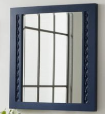 New Bright Navy-Blue Diamond-24M-VNT-Navy Thorton Mahogany Vanity Mirror by Signature Hardware