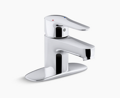 New Brushed Chrome July Single Handle Centerset Bathroom Sink Faucet by KOHLER