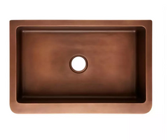 New 33" Amelie Copper Farmhouse Sink by Signature Hardware