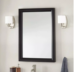 New 30" Domusindo-Urban Retro-30M-BL Talyn Mahogany Vanity Mirror by Signature Hardware