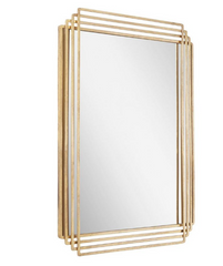 New Gold Leaf Sethfield Decorative Vanity Mirror 23270-GL by Signature Hardware