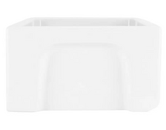 New White 30" Mitzy Fireclay Reversible Farmhouse Sink Smooth Apron by Signature Hardware