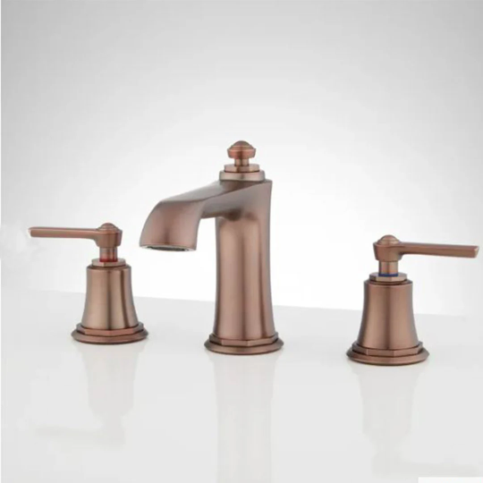 New Oil Rubbed Bronze Cooper Widespread Bathroom Faucet by Signature Hardware