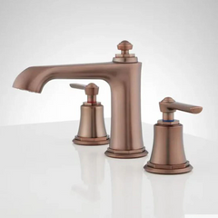 New Oil Rubbed Bronze Cooper Widespread Bathroom Faucet by Signature Hardware