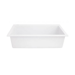 New 30" Cloud White Holcomb Drop-In Granite Composition Sink