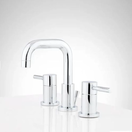 New Chrome Edenton Widespread Bathroom Faucet by Signature Hardware