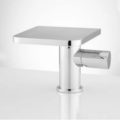 New Chrome Knox Single Hole Waterfall Bathroom Faucet with Pop Up Drain