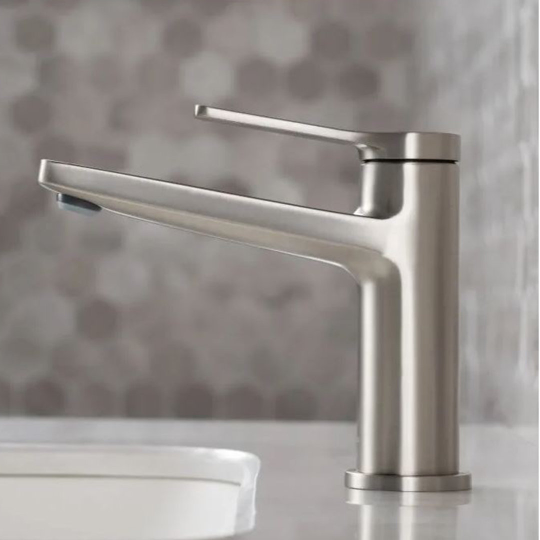 New Kraus Indy Single Handle Bathroom Faucet in Spot Free Stainless Steel Finish